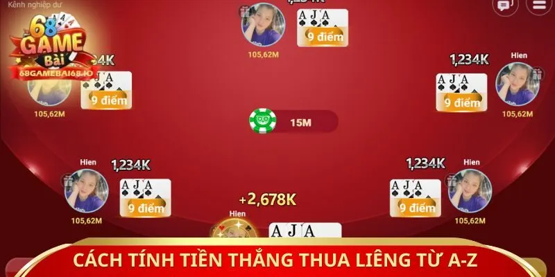 Cách tính tiền thắng thua Liêng từ A-Z 