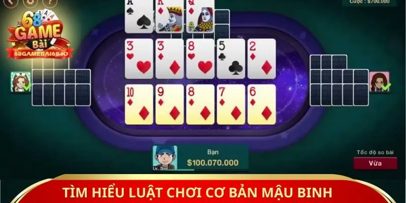 Tìm hiểu luật chơi cơ bản mậu binh 